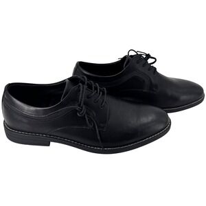LOTTINI Men's Black Classic Oxford Dress Shoes Wide